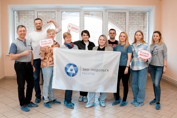 Сотрудники завода «ЗиО-Подольск» прошли донацию в рамках отраслевого проекта «Пульсация»